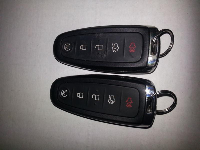 New 2013 ford fobik  pair of keyless remote key fob oem