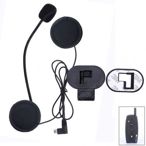 Helmet speaker headsets +clip for v2 wireless bt bluetooth motorcycle intercom