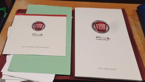 Fiat 500l  2014 owners manual &amp; extras