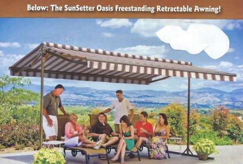 Sunsetter oasis freestanding awning 16&#039; x 10&#039;