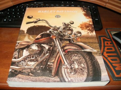 Harley davidson 2008 factory genuine accessories &amp; parts book, used, nr