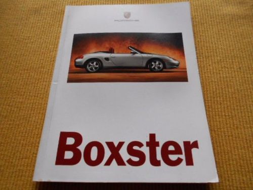 Porsche boxster porsche sales booklet on the 1996 boxter models