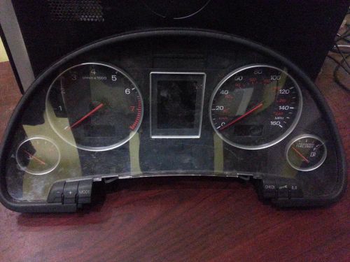 Audi audi a4 speedometer (cluster), exc. conv; from vin 100001, kph, w/o navig