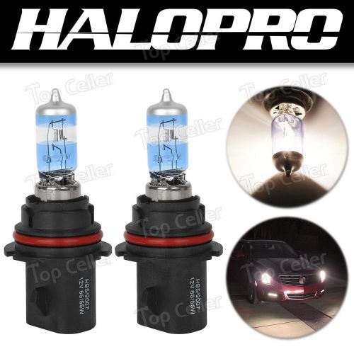 2pcs 9007 hb5 white xenon hid halogen headlight bulbs low high beam