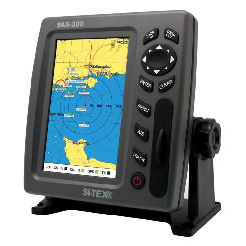 Si-tex sas-300 ais class b ais transceiver w/external gps antenna