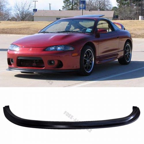 Fit 97-99 mitsubishi eclipse front bumper lip pu material ds style unpainted