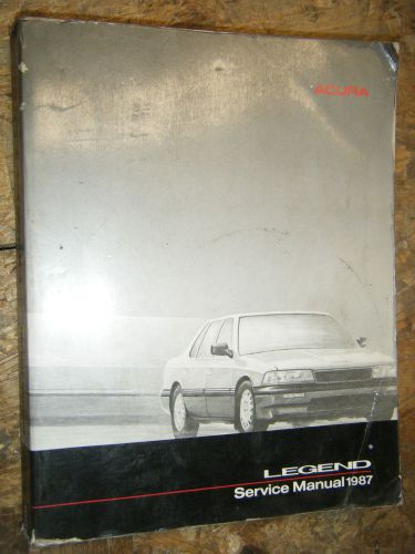 1987 acura legend original factory service manual shop repair