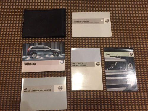 07 2007 volvo xc90 owners owner&#039;s manual books set with case oem