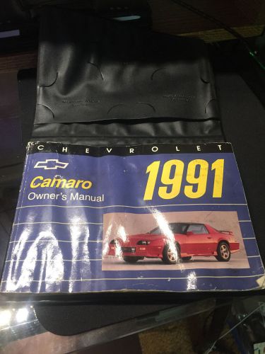 1991 camaro owner&#039;s manual