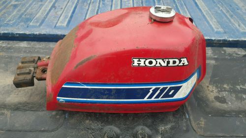 Oem 1981 1982 honda atc 110 gas fuel tank metal original with cap