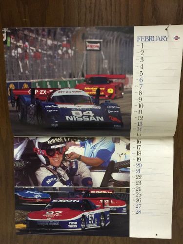 Vintage nissan racing calendar motorsport imsa gtp race car david loring