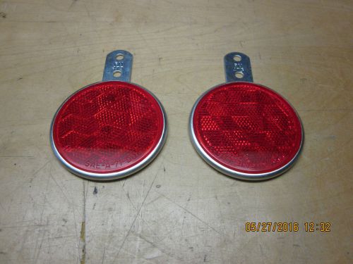 Vintage red reflectors circa 70&#039;s