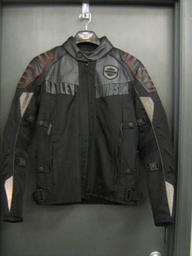 Harley-davidson mens sm triple vent system drexel functional jacket #97452-15vm