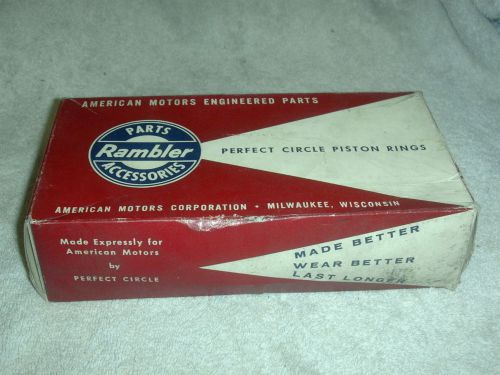 Amc rambler complete set of piston rings nos