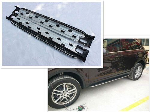 Stainless steel for porsche cayenne 2011-2016 running board side step nerf bar