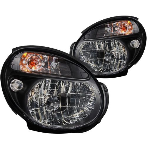 Anzo usa 121121 crystal headlight set fits 02-03 impreza