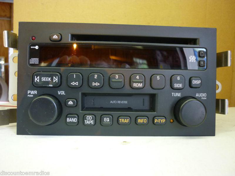 03-05 buick lesabre am fm radio cd cassette player 25734858 *