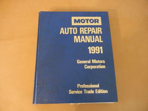 1988-91 general  motor auto repair manual trade edition  - 800 pages - exc