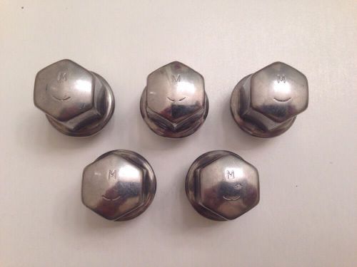 Dodge durango jeep grand cherokee 2011-2016 oem alloy wheel lug nuts set of 5