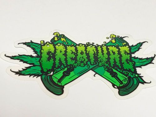 Creature, bong pipe, huka, skate board sticker, decal, awesomely cool, 5&#034; x 3&#034;