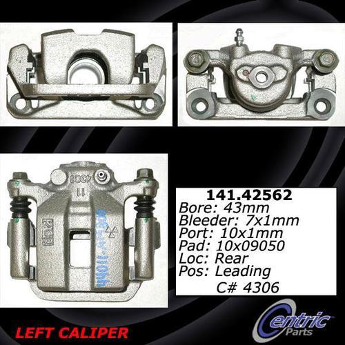 Centric 141.42562 rear brake caliper-premium semi-loaded caliper