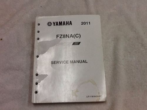 Fz8 yamaha service manual 2011