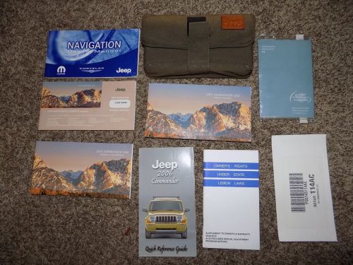 2006 jeep commander oem owners manual