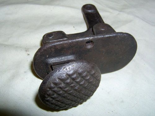 Antique exhaust horn cutout foot floorboard kick pedal iron model t ford