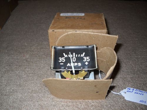 Nos mopar 1946-1948 plymouth alternator amp gauge nice!