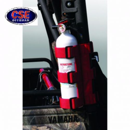 63305.20 rugged ridge red atv utv fire extinguisher holder 1&#034;-1.5&#034;