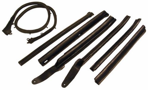 Convertible roof rail weatherstrip set - 1966-67 cutlass-442, buick skylark-gs