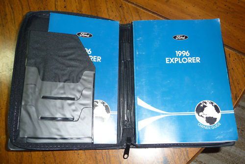 1996 ford explorer owner&#039;s guide maintenance book