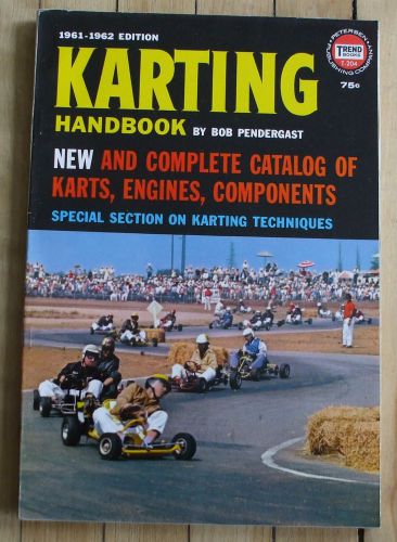 1961 karting handbook trend book t204 go kart great ads 144 pages nice condition