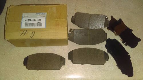 1990-91 acura integra new front brake pads oem