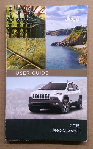 2015 jeep cherokee factory user guide owner&#039;s manual book *oem*