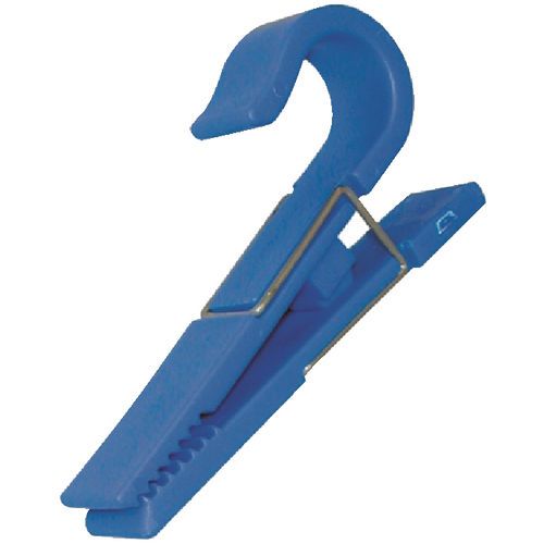 Rv boat/marine blue storage clip fits 7/8&#034; rails  - 2 pack