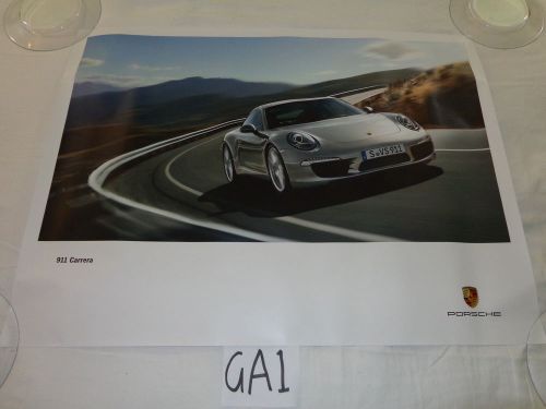 Porshce promo promotion poster 30&#034; x 40&#034; 911 carrera 2011 wsrc120108s800