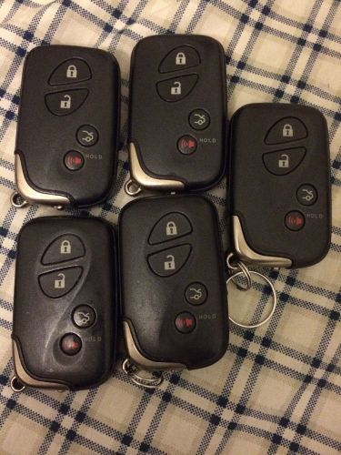 A lot of 5 lexus smart key oem fcc i&#039;d hyq14aab