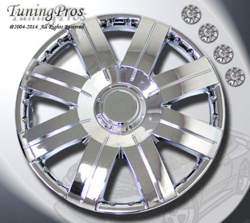 Style 613 15 inches chrome hub caps hubcap wheel rim skin covers 15&#034; inch 4pcs