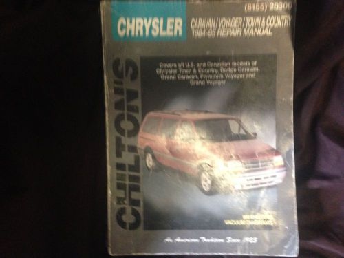 Chilton chrysler caravan/ voyager/ town &amp; country 1984-95 repair manual