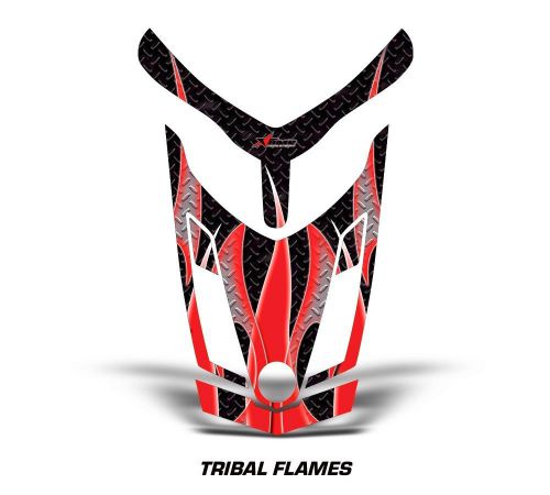 Ski doo rev xr gsx summit sled sticker decal hood graphic kit 2013 tflame - red