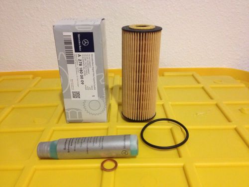 Genuine mercedes benz oil filter kit  summer fit washer,drain seal 278 180 00 09