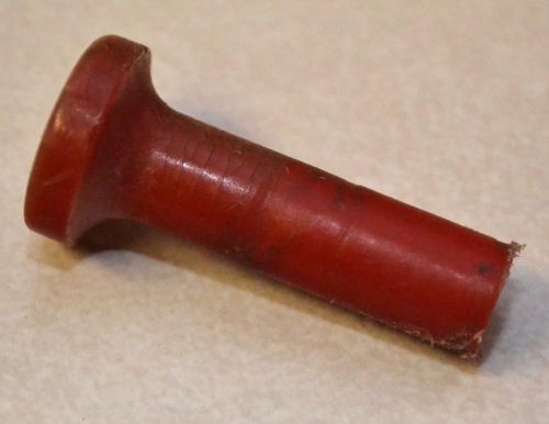 1960-1964 ford galaxie door lock button knob - ragoon red 1961 1962 1963 - oem