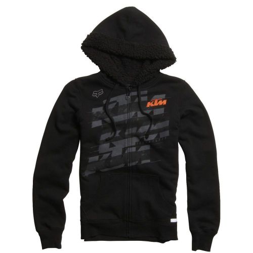 Fox – ktm dividend sherpa zip black youth hoodie - xs