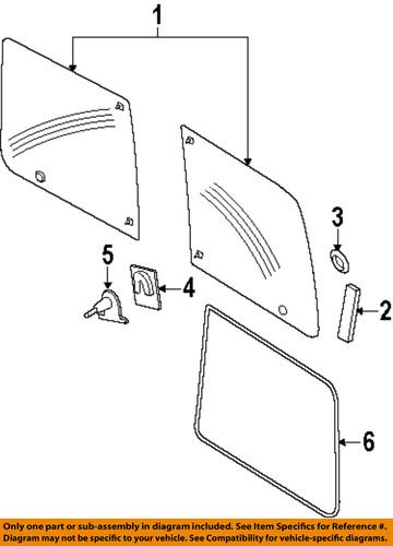 Ford oem 2t1z99262a80c back door-seal