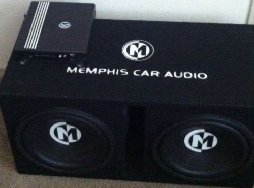 2 (12)memphis speakers, memphis box, and srx1.250 memphis amp with wiring kit