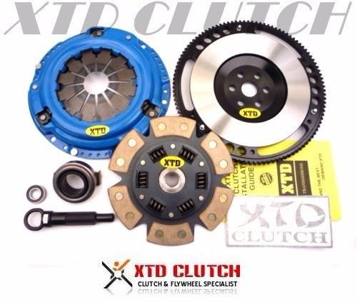 Xtd stage 4 clutch &amp; prolite flywheel kit 92-05 civic d15 d16 d17 2100lb *sprung