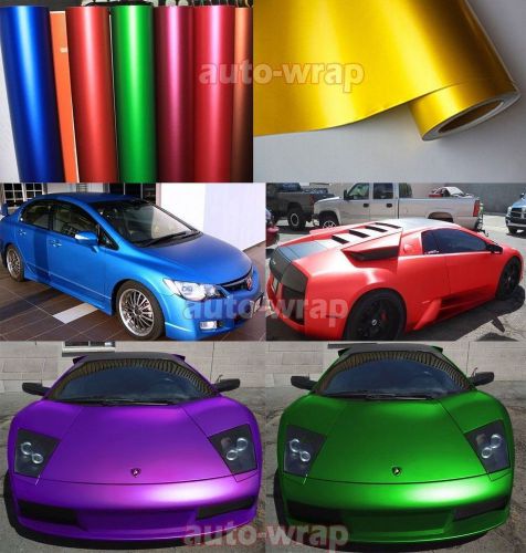 All sizes - car satin pearl matte chrome vinyl wrap vehicle sticker sheet film