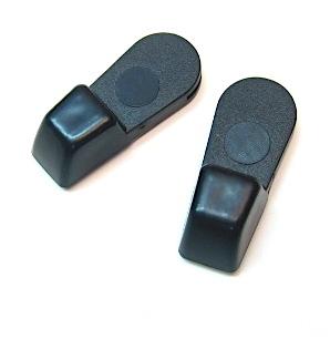 Alfa romeo spider 66-93 heater lever knobs - black