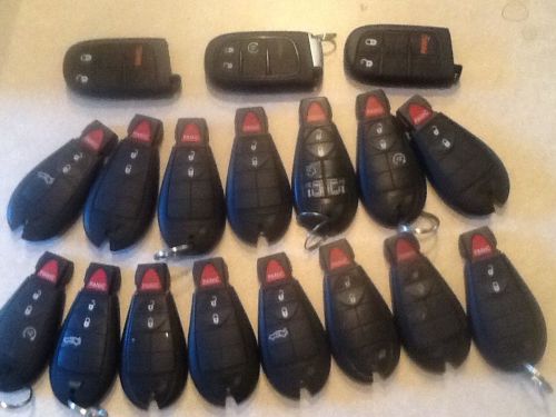 Locksmith lot of oem dodge and ram key fobiks